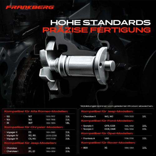 Frankberg 1x Wasserpumpe Kühlwasserpumpe für Ford Scorpio Opel Jeep Cherokee Chrysler Alfa Romeo 155 33 Rover Bild Frankberg 1x Wasserpumpe Kühlwasserpumpe für Ford Scorpio Opel Jeep Cherokee Chrysler Alfa Romeo 155 33 Rover