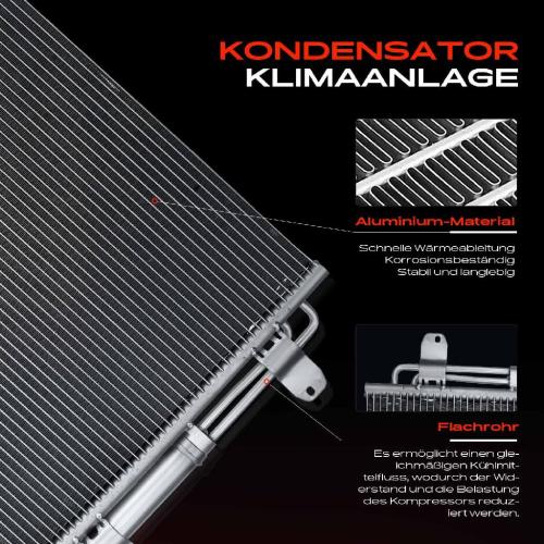 Frankberg 1x Kondensator Klimaanlage für VW Tiguan 5N 1.4L 2.0L 2010-2018 Bild Frankberg 1x Kondensator Klimaanlage für VW Tiguan 5N 1.4L 2.0L 2010-2018