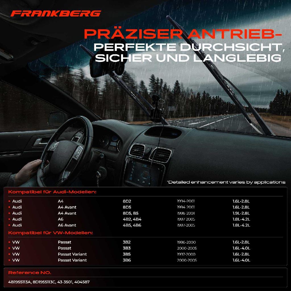 1x Wischermotor Scheibenwischermotor Vorne für Audi A4 Avant 8D B5 A6 Avant 4B C5