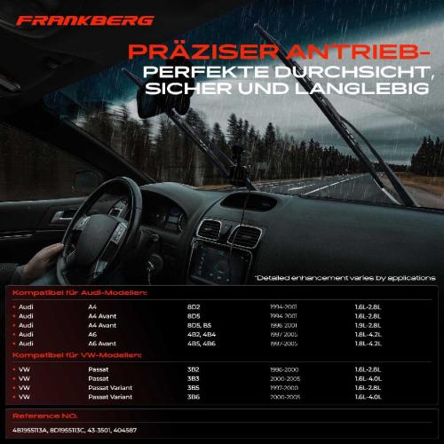 1x Wischermotor Scheibenwischermotor Vorne für Audi A4 Avant 8D B5 A6 Avant 4B C5 Bild 1x Wischermotor Scheibenwischermotor Vorne für Audi A4 Avant 8D B5 A6 Avant 4B C5