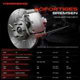 2x Bremsscheiben Vorderachse für VW Golf Alltrack VIII VII Van Variant Passat Tiguan Allspace