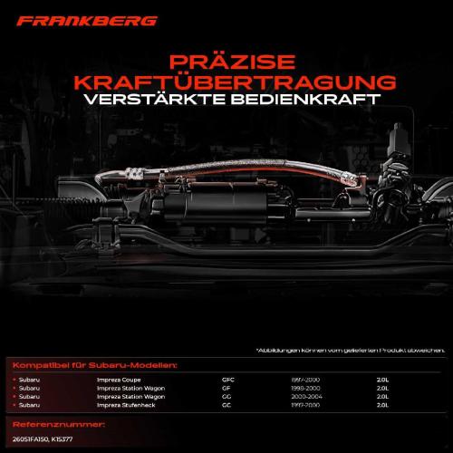 1x Seilzug Feststellbremse Hinterachse links für Subaru Impreza Station Wagon GF GG Bild 1x Seilzug Feststellbremse Hinterachse links für Subaru Impreza Station Wagon GF GG