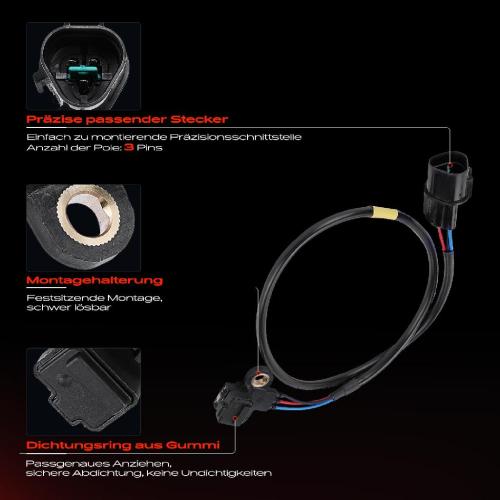 1x Kurbelwellensensor Impulsgeber für Mitsubishi Pajero II Canvas Top Pajero Sport I 3.0L 3.5L Bild 1x Kurbelwellensensor Impulsgeber für Mitsubishi Pajero II Canvas Top Pajero Sport I 3.0L 3.5L