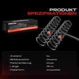 2x Fahrwerksfeder Hinterachse für Audi 80 8C B4 1.6L 1.9L 2.0L 2.3L 2.6L 2.8L 1991-1994