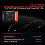 2x Seilzug Feststellbremse Hinterachse beidseitig für Opel Corsa B Kasten/Schrägheck Tigra S93