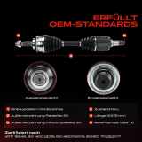 1x Antriebswelle Vorderachse für Toyota FJ Cruiser GSJ1 Land Cruiser J12 J15