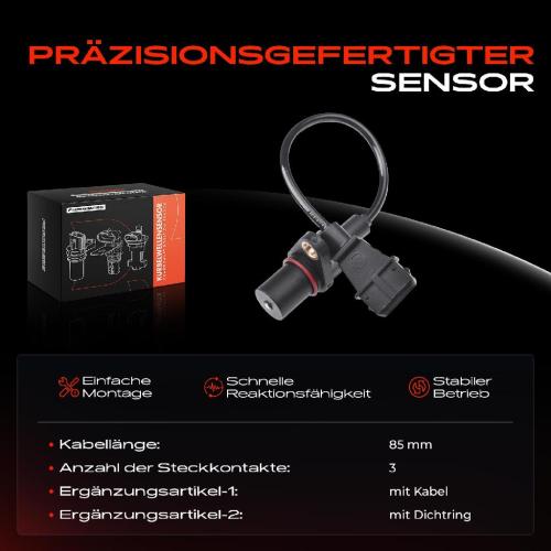 1x Kurbelwellensensor Impulsgeber für Hyundai Accent I Coupe RD Lantra II Kombi J-2 Bild 1x Kurbelwellensensor Impulsgeber für Hyundai Accent I Coupe RD Lantra II Kombi J-2