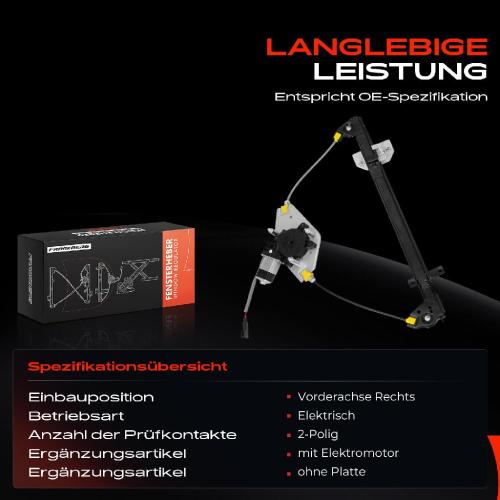 Frankberg 1x Fensterheber Vorne Rechts für Ford KA RB Schrägheck 97-08 Bild Frankberg 1x Fensterheber Vorne Rechts für Ford KA RB Schrägheck 97-08