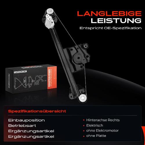 Frankberg 1x Fensterheber Hinten Rechts für Opel Astra H A04 Vauxhall Astra 04-14 Bild Frankberg 1x Fensterheber Hinten Rechts für Opel Astra H A04 Vauxhall Astra 04-14