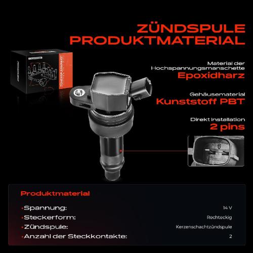 Frankberg 1x Zündmodul Zündspule für Hyundai i30 Coupe Kombi i40 CW iX35 Veloster KIA Carens IV Cee'D Sportswagon Bild Frankberg 1x Zündmodul Zündspule für Hyundai i30 Coupe Kombi i40 CW iX35 Veloster KIA Carens IV Cee'D Sportswagon