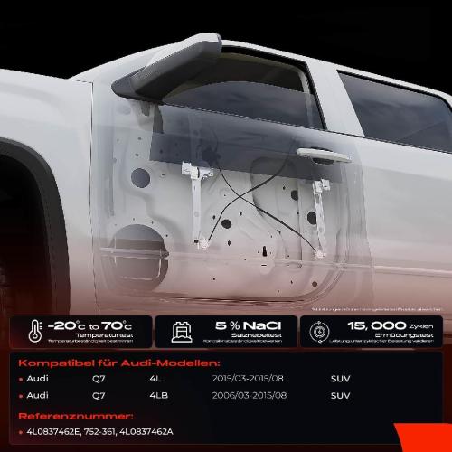 1x Fensterheber Vorne Rechts für Audi Q7 4LB 3.0L 3.6L 4.1L 4.2L 5.9 Bild 1x Fensterheber Vorne Rechts für Audi Q7 4LB 3.0L 3.6L 4.1L 4.2L 5.9