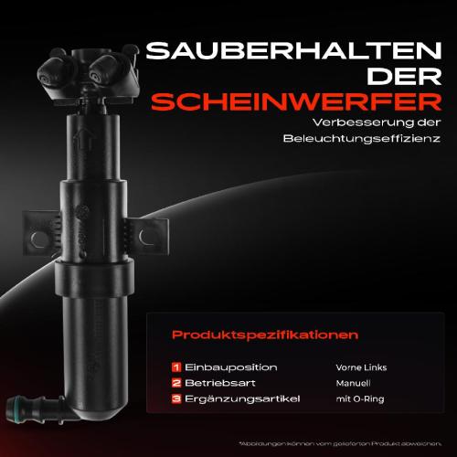 1x Scheinwerferreinigung Waschwasserdüse Vorne Links für VW Passat Variant 3C2 3C5 Bild 1x Scheinwerferreinigung Waschwasserdüse Vorne Links für VW Passat Variant 3C2 3C5