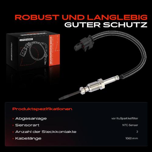 1x Abgastemperatursensor für BMW 3er F30 F80 5er F10 7er 4 Coupe X3 X4 X5 3.0L Bild 1x Abgastemperatursensor für BMW 3er F30 F80 5er F10 7er 4 Coupe X3 X4 X5 3.0L