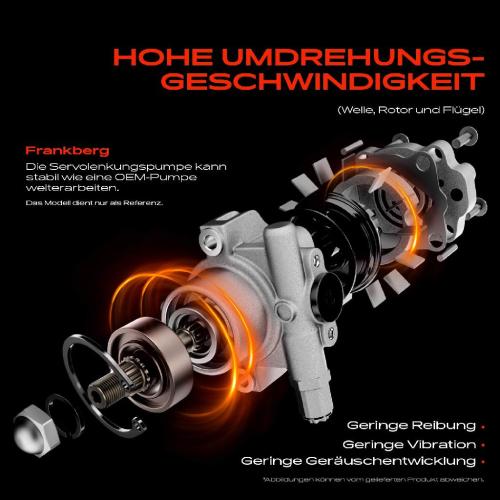 Frankberg 1x Servopumpe hydraulisch für VW Bora Golf III IV Passat Polo Vento Seat Bild Frankberg 1x Servopumpe hydraulisch für VW Bora Golf III IV Passat Polo Vento Seat