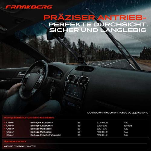 1x Wischermotor Scheibenwischermotor Vorne für Citroën Berlingo B9 Bj ab 2008 Bild 1x Wischermotor Scheibenwischermotor Vorne für Citroën Berlingo B9 Bj ab 2008