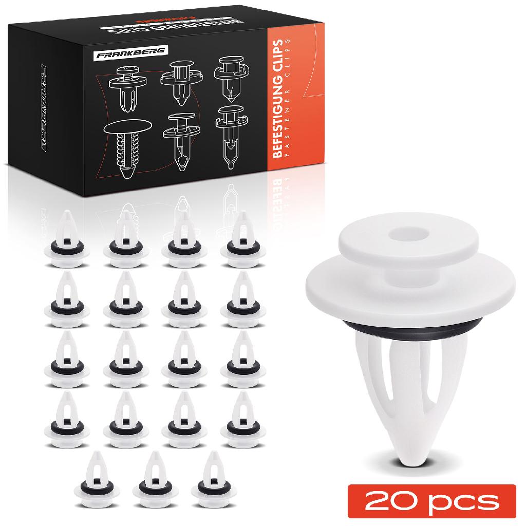 Frankberg 20x Befestigungsclips Schweller für BMW F45 F91 F92 F48 E70 F15 F85 MINI R60