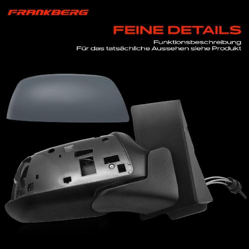 1x Außenspiegel Rechts für Ford Fiesta V Van JD JH 1.2L 1.3L 1.4L 1.6L 2001-2005 Bild 1x Außenspiegel Rechts für Ford Fiesta V Van JD JH 1.2L 1.3L 1.4L 1.6L 2001-2005