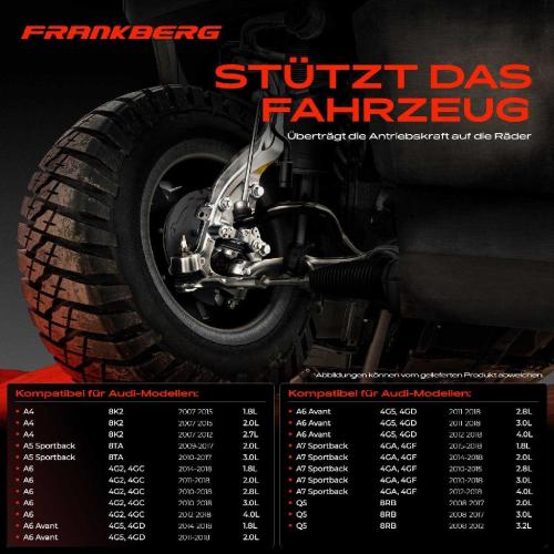 Frankberg 1x Achsschenkel Radaufhängung Vorderachse Links für Audi A4 8K2 B8 A5 8T3 8F7 A6 4G2 A7 Q5 8RB Bild Frankberg 1x Achsschenkel Radaufhängung Vorderachse Links für Audi A4 8K2 B8 A5 8T3 8F7 A6 4G2 A7 Q5 8RB