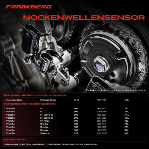 1x Nockenwellenposition Sensor für Mercedes-Benz S-Klasse Coupe C140 Porsche 911 Bild 1x Nockenwellenposition Sensor für Mercedes-Benz S-Klasse Coupe C140 Porsche 911