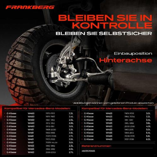 2x Lagerbuchse Hinterachse für Mercedes-Benz G-Klasse W460 W461 W463 G-Klasse Cabrio W460 W463 Bild 2x Lagerbuchse Hinterachse für Mercedes-Benz G-Klasse W460 W461 W463 G-Klasse Cabrio W460 W463