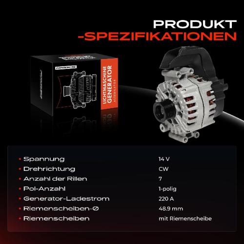 Frankberg 1x Lichtmaschine Generator für BMW F01 F02 F03 F04 Rolls-Royce Dawn Ghost Bild Frankberg 1x Lichtmaschine Generator für BMW F01 F02 F03 F04 Rolls-Royce Dawn Ghost