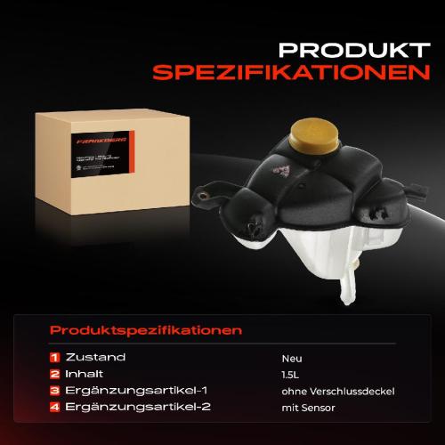1x Ausgleichsbehälter Kühlmittelbehälter für Mercedes-Benz R-Klasse W251 V251 2005-2015 Bild 1x Ausgleichsbehälter Kühlmittelbehälter für Mercedes-Benz R-Klasse W251 V251 2005-2015