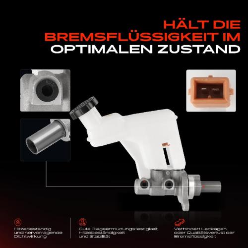 1x Hauptbremszylinder Bremszylinder für Hyundai iX35 EL ELH LM KIA Sportage SL Bild 1x Hauptbremszylinder Bremszylinder für Hyundai iX35 EL ELH LM KIA Sportage SL