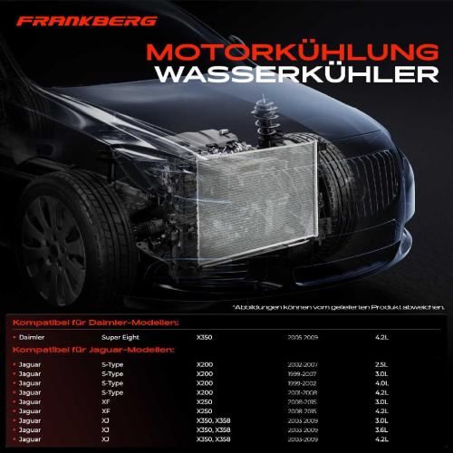1x Kühler Wasserkühler Motorkühler für Jaguar S-Type X200 XF X250 XJ X350 Bild 1x Kühler Wasserkühler Motorkühler für Jaguar S-Type X200 XF X250 XJ X350