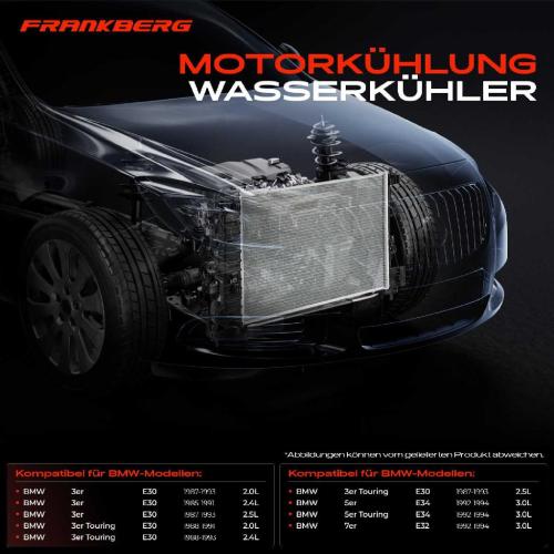 1x Kühler Wasserkühler Motorkühler für BMW 3ER E30 320 324 5ER E34 Bild 1x Kühler Wasserkühler Motorkühler für BMW 3ER E30 320 324 5ER E34