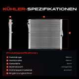 1x Kühler Wasserkühler Motorkühler für BMW X5 E70 F15 F85 X6 E71 E72 F16 F86 4.4l