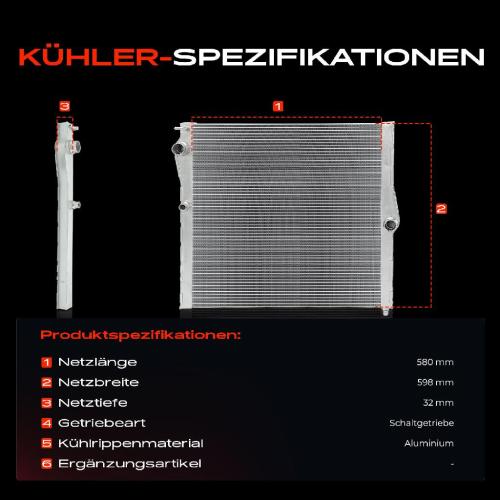 1x Kühler Wasserkühler Motorkühler für BMW X5 E70 F15 F85 X6 E71 E72 F16 F86 4.4l Bild 1x Kühler Wasserkühler Motorkühler für BMW X5 E70 F15 F85 X6 E71 E72 F16 F86 4.4l