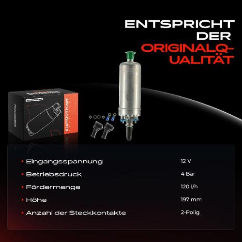 Frankberg 1x Kraftstoffpumpe für Mercedes-Benz 124 Coupe Stufenheck C124 W124 S124 W201 A124 W202 W124 W210 Bild Frankberg 1x Kraftstoffpumpe für Mercedes-Benz 124 Coupe Stufenheck C124 W124 S124 W201 A124 W202 W124 W210