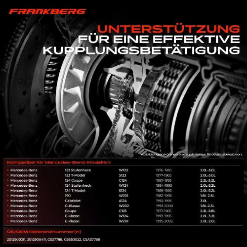 1x Kupplungsnehmerzylinder für Mercedes-Benz W123 W124 W201 S124 W460 R107 1974-2002 Bild 1x Kupplungsnehmerzylinder für Mercedes-Benz W123 W124 W201 S124 W460 R107 1974-2002