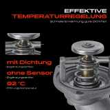 1x Thermostat Kühlmittel für Opel Ascona C Kadett E CC Vectra A 1981-1998