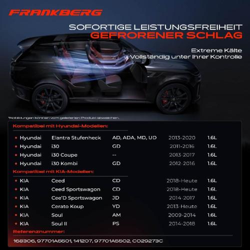 Frankberg 1x Klimakompressor für Hyundai Elantra i30 GD CD KIA Cee'D CD Soul II AM PS 1.6L Bild Frankberg 1x Klimakompressor für Hyundai Elantra i30 GD CD KIA Cee'D CD Soul II AM PS 1.6L