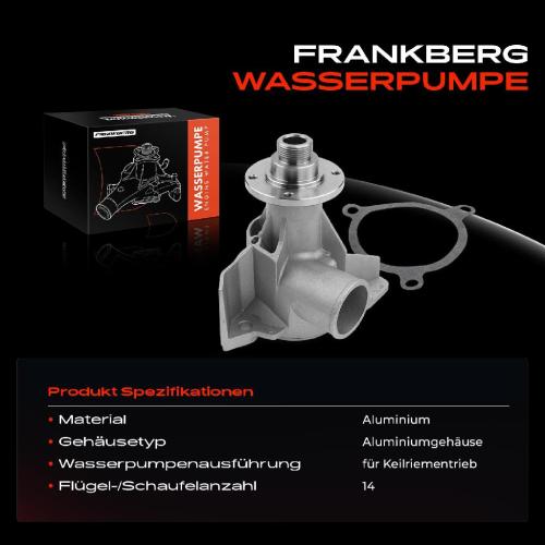 1x Wasserpumpe Kühlwasserpumpe für BMW 5er E34 2.4L 1988-1995 Bild 1x Wasserpumpe Kühlwasserpumpe für BMW 5er E34 2.4L 1988-1995