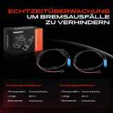2x Warnkontakt Bremsbelagverschleiß Hinten für BMW 5er Touring G31 G32 2017-2020
