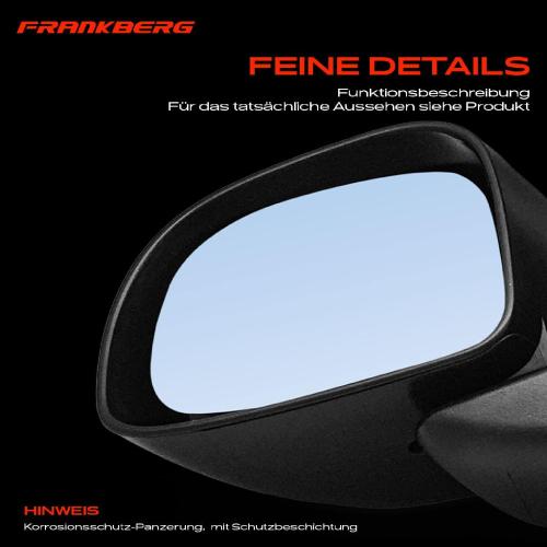 Frankberg 1x Außenspiegel Links für Fiat Panda Van 312 319 312 519 2012-2024 Bild Frankberg 1x Außenspiegel Links für Fiat Panda Van 312 319 312 519 2012-2024