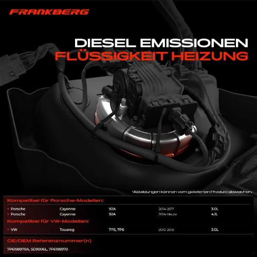 1x Diesel Beheizung Tankeinheit (Harnstoffeinspritzung) für VW Touareg 7P5 7P6 Porsche Cayenne 92A Bild 1x Diesel Beheizung Tankeinheit (Harnstoffeinspritzung) für VW Touareg 7P5 7P6 Porsche Cayenne 92A