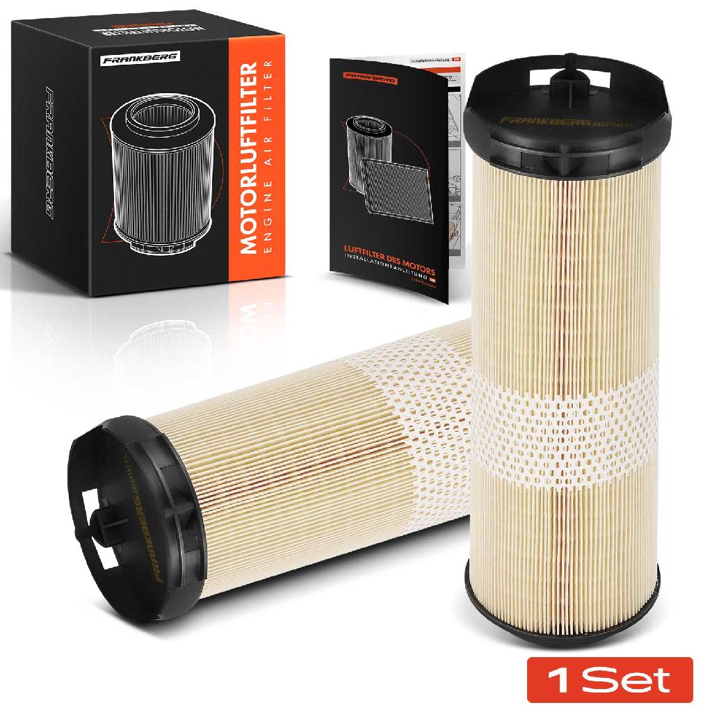 Frankberg 2x Luftfilter Filtereinsatz für Mercedes-Benz C-Klasse W204 S204 C 200 CDi C 220 CDi