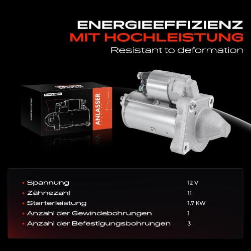 Frankberg 1x Anlasser Starter für Ford C-Max II Focus III Stufenheck Turnier Galaxy Grand Kuga Mondeo IV V Schrägheck Bild Frankberg 1x Anlasser Starter für Ford C-Max II Focus III Stufenheck Turnier Galaxy Grand Kuga Mondeo IV V Schrägheck