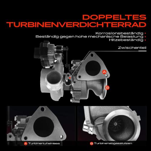 1x Abgasturbolader für Jaguar E-Pace F-Pace XE XF Sportbrake Land Rover Discovery Sport V Range Evoque Bild 1x Abgasturbolader für Jaguar E-Pace F-Pace XE XF Sportbrake Land Rover Discovery Sport V Range Evoque