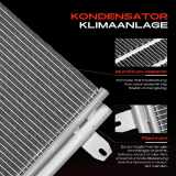 1x Kondensator Klimaanlage für VW Golf 5 6 1K Audi A3 8P TT Skoda Octavia II Seat