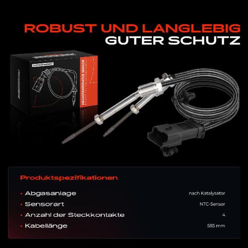 1x Abgastemperatursensor für Citroën C4 C5 Jumpy Peugeot 308 II Expert 2.0L Bild 1x Abgastemperatursensor für Citroën C4 C5 Jumpy Peugeot 308 II Expert 2.0L