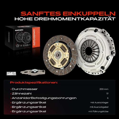 1x Kupplungssatz für Mitsubishi Colt VI Z2A Z3A Lancer VIII CYA CZA Smart Forfour 454 1.1L 1.5L Bild 1x Kupplungssatz für Mitsubishi Colt VI Z2A Z3A Lancer VIII CYA CZA Smart Forfour 454 1.1L 1.5L