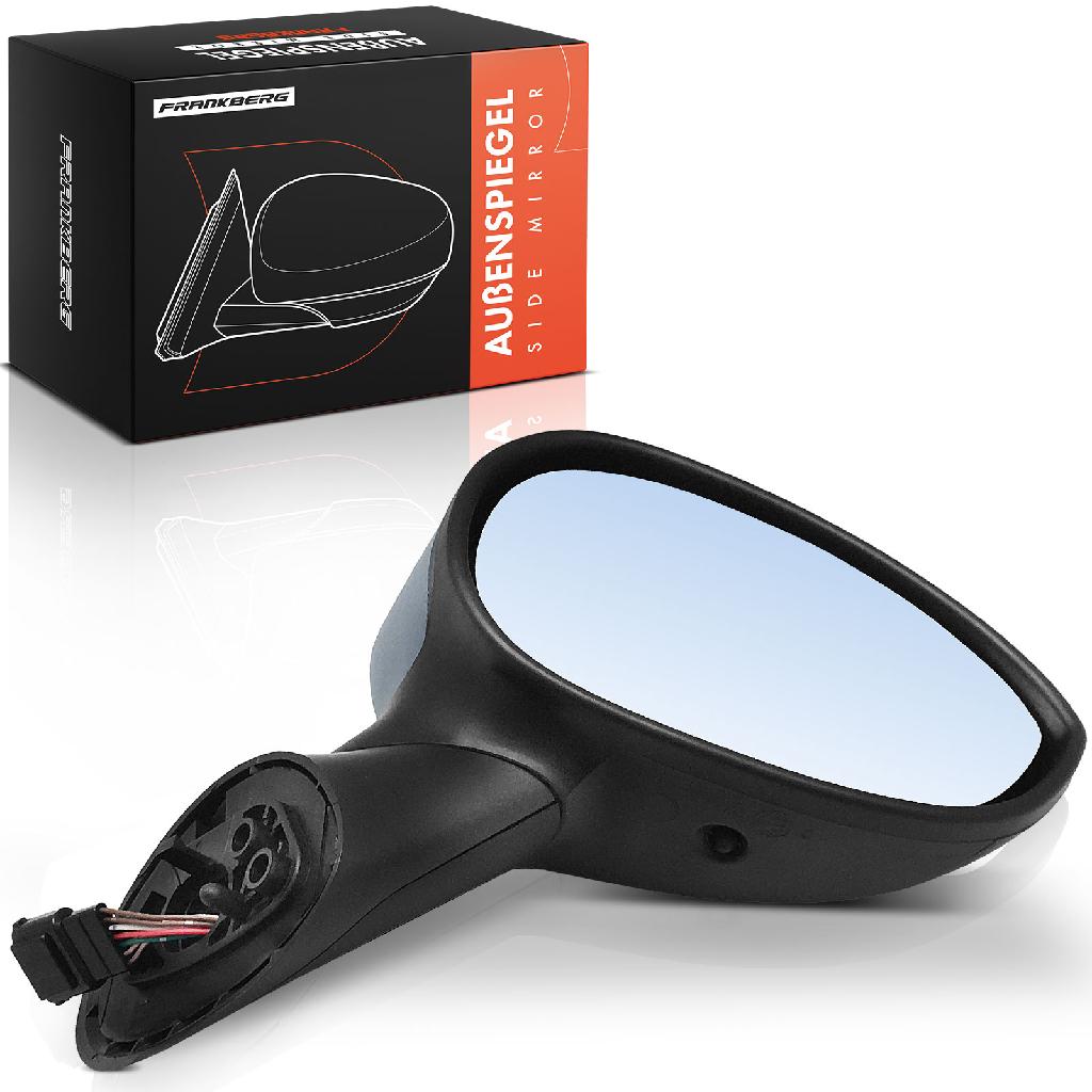 Frankberg 1x Außenspiegel Rechts für Fiat 500/595/695 312 0.9L 1.0L 1.2L 1.4L Bj ab 2007