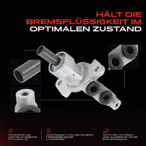 1x Hauptbremszylinder Bremszylinder für Mercedes-Benz E-Klasse W124 A124 C124 S124 Bild 1x Hauptbremszylinder Bremszylinder für Mercedes-Benz E-Klasse W124 A124 C124 S124
