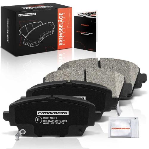 4x Bremsbeläge Vorderachse für Honda Accord VI Hatchback MG ZR ZS Nissan Almera Tino Primera Kombi Bild 4x Bremsbeläge Vorderachse für Honda Accord VI Hatchback MG ZR ZS Nissan Almera Tino Primera Kombi