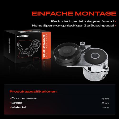 1x Spannrolle Riemenspanner für VW Passat Audi 80 A4 8D A6 C4 C5 A8 Skoda Bild 1x Spannrolle Riemenspanner für VW Passat Audi 80 A4 8D A6 C4 C5 A8 Skoda