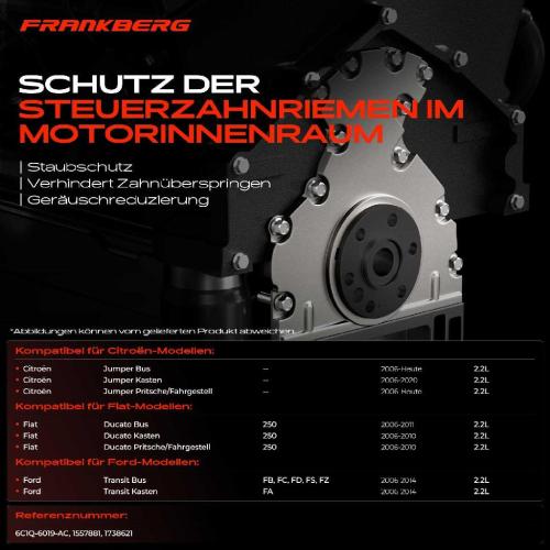 1x Steuergehäuse Abdeckung Steuerkette Deckel für Ford Transit 2.2L 2006-2020 Bild 1x Steuergehäuse Abdeckung Steuerkette Deckel für Ford Transit 2.2L 2006-2020